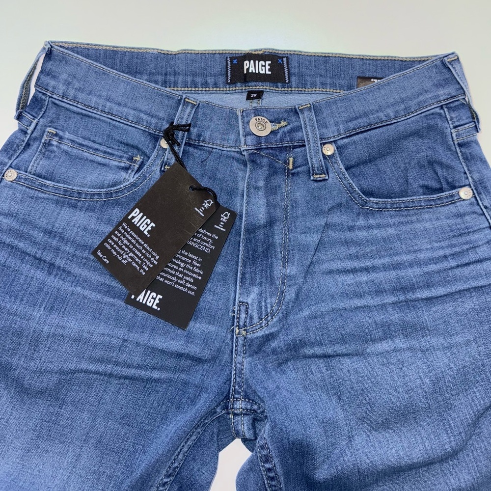 PAIGE Federal Transcend Slim Straight Jeans 38x33.5 NWT - Picture 3 of 12